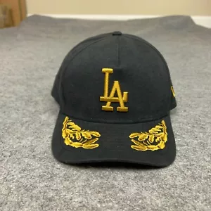 Los Angeles Dodgers Mens Hat Snapback Black Cap New Era X Alpha Industries MLB - Picture 1 of 13