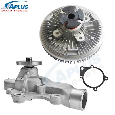 Kit de bomba de agua embrague ventilador motor para Jeep Grand Cherokee 1993-1998 L6-4,0 L Foto 1 de 4