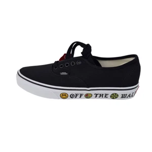 Zapatillas informales Vans para hombre auténticas de pared lateral VN0A348A40M Canva negras talla 8 - Imagen 1 de 12