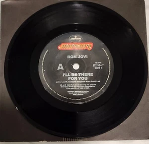 I'll be there for you by Bon Jovi Vinyl Record - 7 in"- 45rpm (Polygram, 1988) - Picture 1 of 2