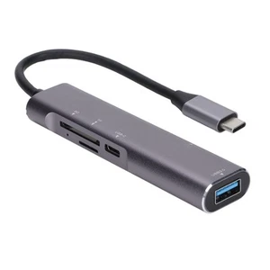QT05 Typ C do HD Interfejs multimedialny USB 3.0 Hub Szybka transmisja 5 FY - Zdjęcie 1 z 22