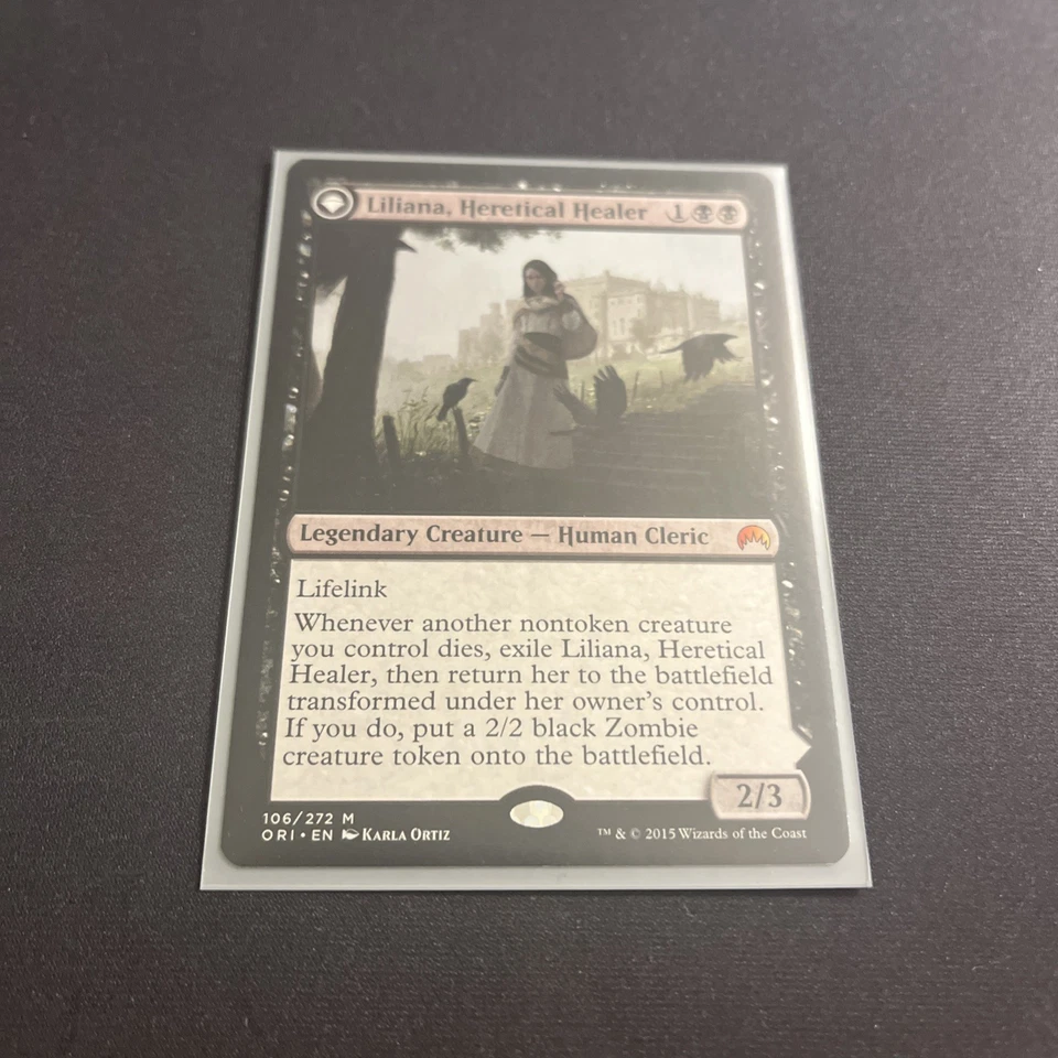 MTG English Liliana, Heretical Healer (Liliana, Defiant Necromancer) B10 - Image 1 of 1