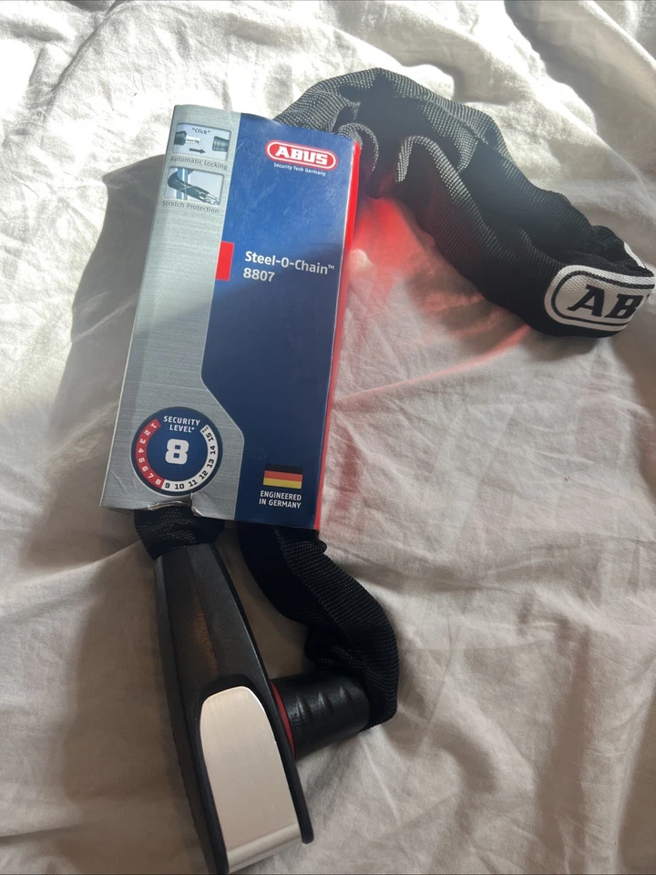 Abus Steel-O-Chain 8807K Chain Lock - 85cm - Image 1 of 1