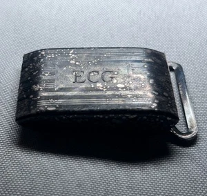 "De colección Polo Ralph Lauren Latón Sólido Motor Girado Cinturón Hebilla 1"" Correa Deslustre" - Imagen 1 de 6