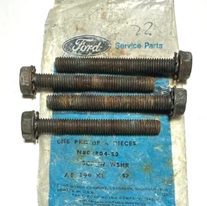 4 Genuine Ford Bolts M8 x 1.25 x 65mm NOS N802804-S2 - Picture 1 of 1