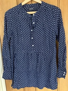 Lands End Popover Blouse - Picture 1 of 7