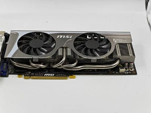 MSI N570GTX Twin Frozr II/OC Graphics Card - Working, No Accessories - Imagen 1 de 6