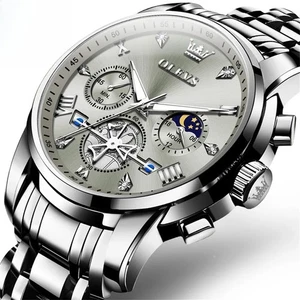 2856New Men's Watches Classic Multifunction Flywheel Chronograph Original Quartz - Picture 1 of 35