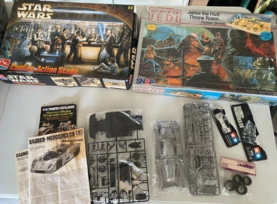 Star Wars Cantina model w/ Return of the Jedi w/ Sauber Mercedes C9 Tamiya - Image 1 of 4