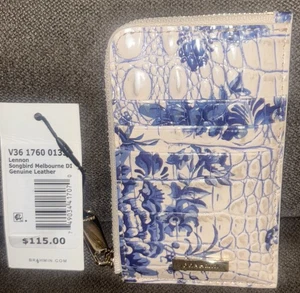 Brahmin Lennon Songbird Melbourne DI Echtleder Geldbörse Einheitsgröße UVP 115 $ - Bild 1 von 23