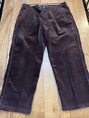 Pantalones clásicos de pana marrón Mountain Khakis para hombre, talla 40x30 Foto 1 de 4