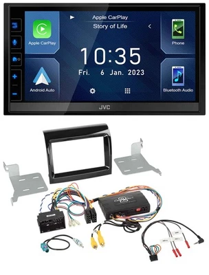 JVC DAB Bluetooth Lenkrad USB 2DIN Autoradio für Fiat Citroen Peugeot Infoadapte - Bild 1 von 4