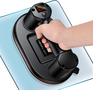 Ventosa a Batteria per Piastrelle Ventosa Elettrica,Diametro 24 Cm, 2 Motori, 30 - Foto 1 di 12