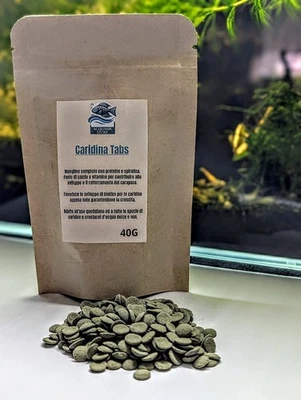 Mangime Cibo Professionale Per Caridine Gamberetti  + Vitamine  Stimola Biofilm - Imagen 1 de 2