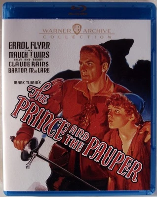THE PRINCE AND THE PAUPER - BLU-RAY - WARNER BROS. ARCHIVE USA - ERROL FLYNN - Image 1 of 2