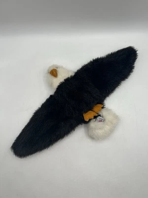 ¿Folkmanis folclóricos peludos de colección? Marioneta de mano águila calva hecha en EE. UU. Foto 1 de 4