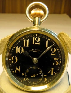 Omega Mark V Militär Britische Militär Aviation Taschenuhr Broad Arrow WK WW 1 I - Picture 1 of 11