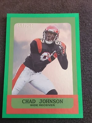 2023 2024 Topps Composite Heritage Chad Johnson #369 Green /250 Bengals - Image 1 of 2