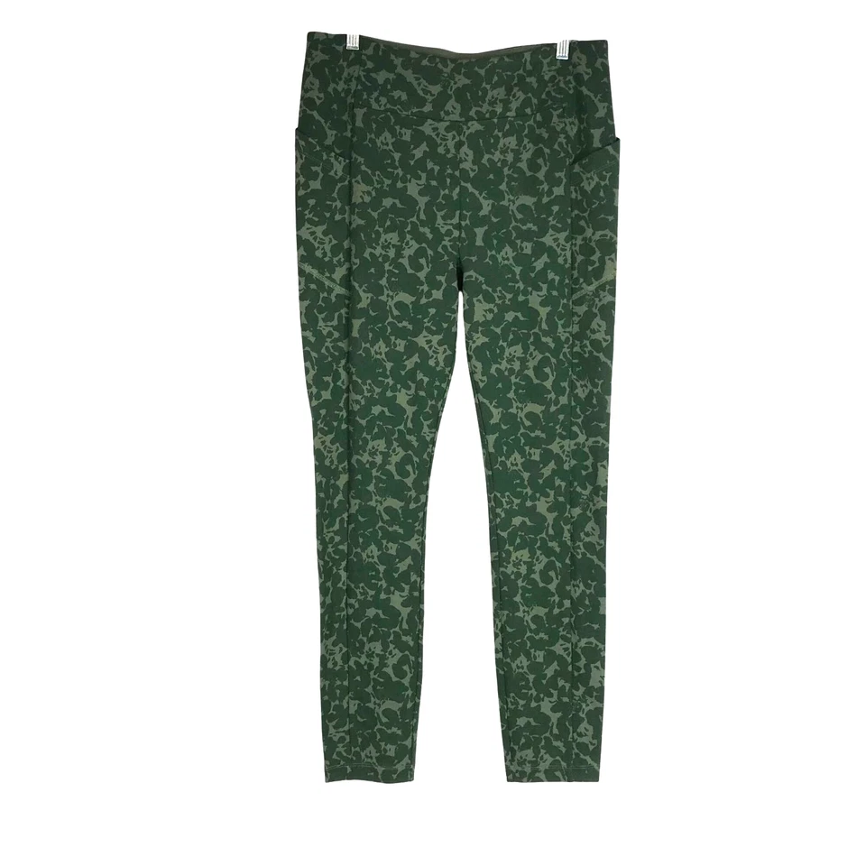 Legging de maratón Cabi 6053 para mujer talla GRANDE verde tiro medio mezcla de rayón Foto 1 de 4