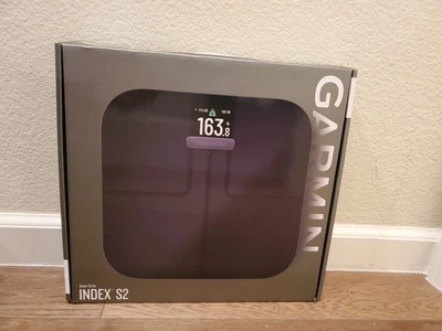 Escala inteligente Garmin Index S2 - Métricas pretas de composição corporal WiFi 010-02294-02 - Imagem 1 de 2
