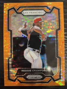 2024 Panini Prizm Baseball Reggie Crawford Orange Pulsar /399 San Fran Giants - Picture 1 of 2