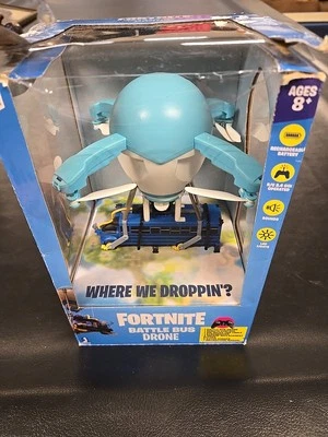 Fortnite Battle Bus Drone Missing Remote New In Box Rare Toy - Изображение 1 из 4