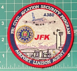 Federal Bureau of Investigation FBI New York NY JFK Airport Liaison Agent Patch - Picture 1 of 2