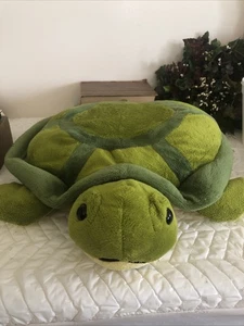 2013 Toys R Us Plüsch Meeresschildkröte zweifarbig grün und gelb groß - Bild 1 von 10