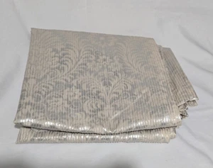 Always4U Design Beige Folie Vorhänge 2er Set 110" x 54" - Bild 1 von 2