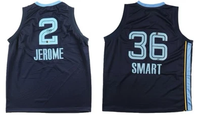 Camisetas de los Grizzlies firmadas por Ty Jerome y Marcus Smart (Beckett) Foto 1 de 4
