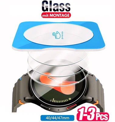 1-3X Schutzglas für Samsung Galaxy Watch 7 Ultra 47 44 40 mm Panzerfolie Schutz - Image 1 of 4