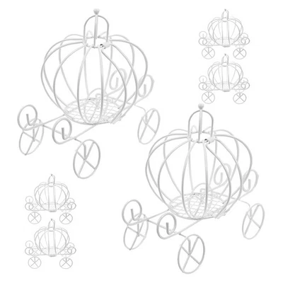  6pcs Pumpkin Candy Box Pumpkin Carriage Decorative Chocolate Box Carriage - Image 1 of 4