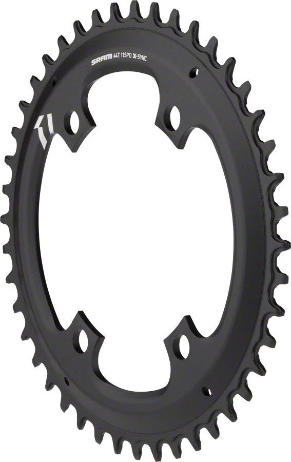 SRAM X-Sync Chainring 44t 110 BCD Asymmetric 10/11-Speed Aluminum Black - Image 1 of 1