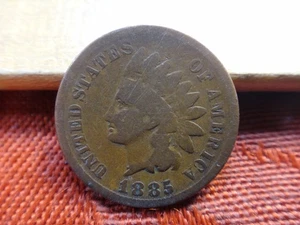 1885 United States Indian Head Penny Cent 1c - No Reserve - Free S&H USA - Picture 1 of 2