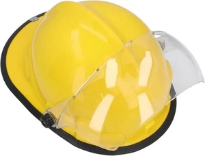 Casco de bombero Asixxsix, amarillo moderno, talla única (se adapta a la talla, predeterminado - Imagen 1 de 10