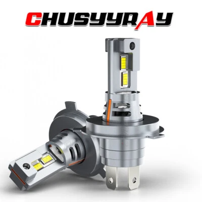 For 10-17 Honda VT13CX Fury White 6000K LED Motorcycle H4 Headlight Bulb Hi/Lo - Image 1 of 4
