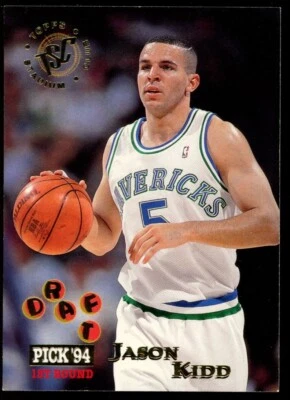 1994-95年托普斯体育场俱乐部#190杰森基德达拉斯小牛队RC新秀卡#190 — 第 1/2 张图片