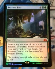 Seasons Past FOIL MTG Shadows over Innistrad Mythic Green Sorcery NM x1 OC1