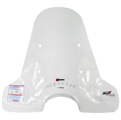 SOLO LASTRA PARABREZZA PARAVENTO TRASPARENTE FACO PER APRILIA SCARABEO 50 2T - Immagine 1 di 3