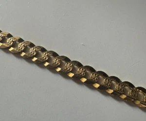 14K Gold Cuban Link Solid Bracelet!! 8.5"!!! Unisex!! - Picture 1 of 7