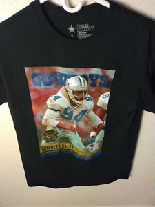 CHARLES HALEY DALLAS COWBOYS RING OF HONOR & HALL OF FAME MENS T-SHIRT Small  - Picture 1 of 5