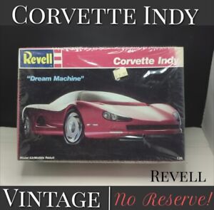 ✨VINTAGE✨REVELL 7108 CORVETTE INDY🚗 1/25 MODEL CAR. “DREAM MACHINE”, opened Box