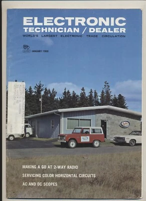 Electronic Technician/Dealer Magazine Vol 87 #01 Jan 1968 2-Way Radio - Image 1 of 3