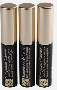 3 x Máscara de pestañas Estee Lauder Suntuous Extreme Multiplicador Volumen ~ Negra extrema - Imagen 1 de 3