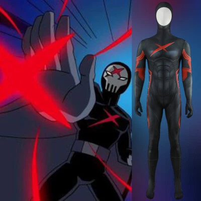 Earth-27 Red X Jumpsuit Teen Titans Cosplay Costume Adult Kids Suit Halloween US - Image 1 of 4