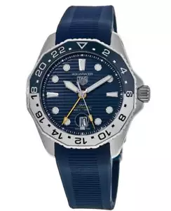 New Tag Heuer Aquaracer Professional 300 Blue Dial Men's Watch WBP2010.FT6198 - Afbeelding 1 van 3