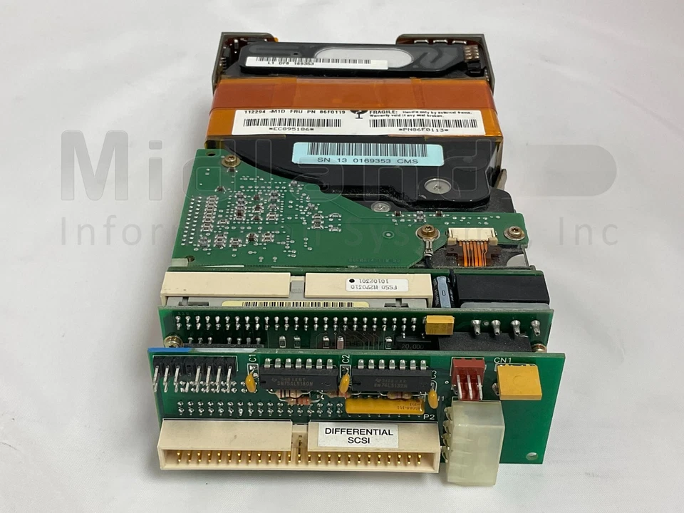 IBM 86F0119 2.0GB SCSI-2 Differential Disk Drive for 7204-215 p series, RS6000 - Image 1 of 2