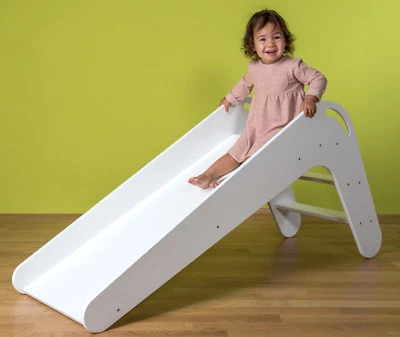 Kinderrutsche VIVA aus Holz Farbe Weiß