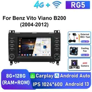 Android For Mercedes Benz Viano Vito B200 CarPlay Car Radio Stereo Player Screen - Picture 1 of 29