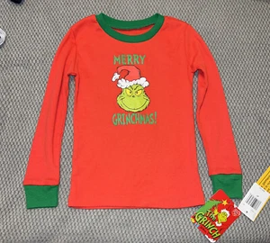 Dr Seuss Grinch Merry Grinchmas Holiday Graphic T-Shirt Sleepwear 4T NWT - Picture 1 of 4